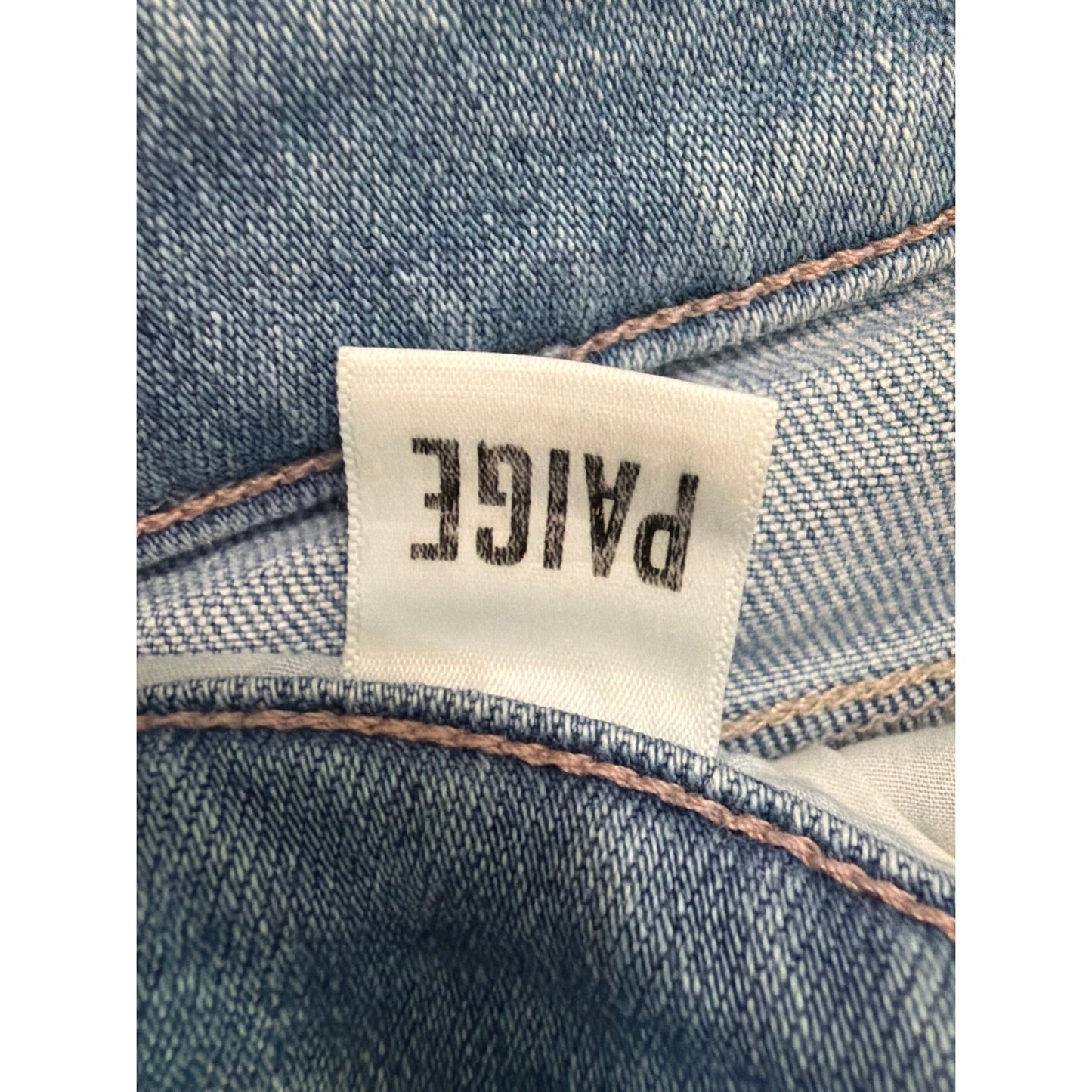 Paige Size 30 Cindy Style Light Wash Ripped Midrise Jean