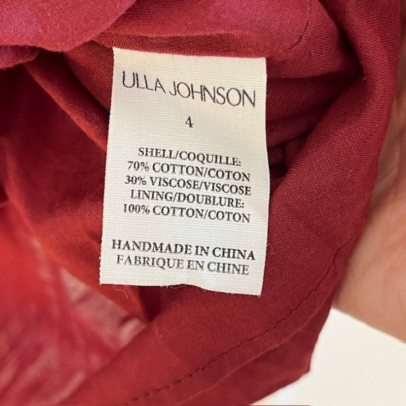 Ulla Johnson Adele Dress Rosebud - Size 4