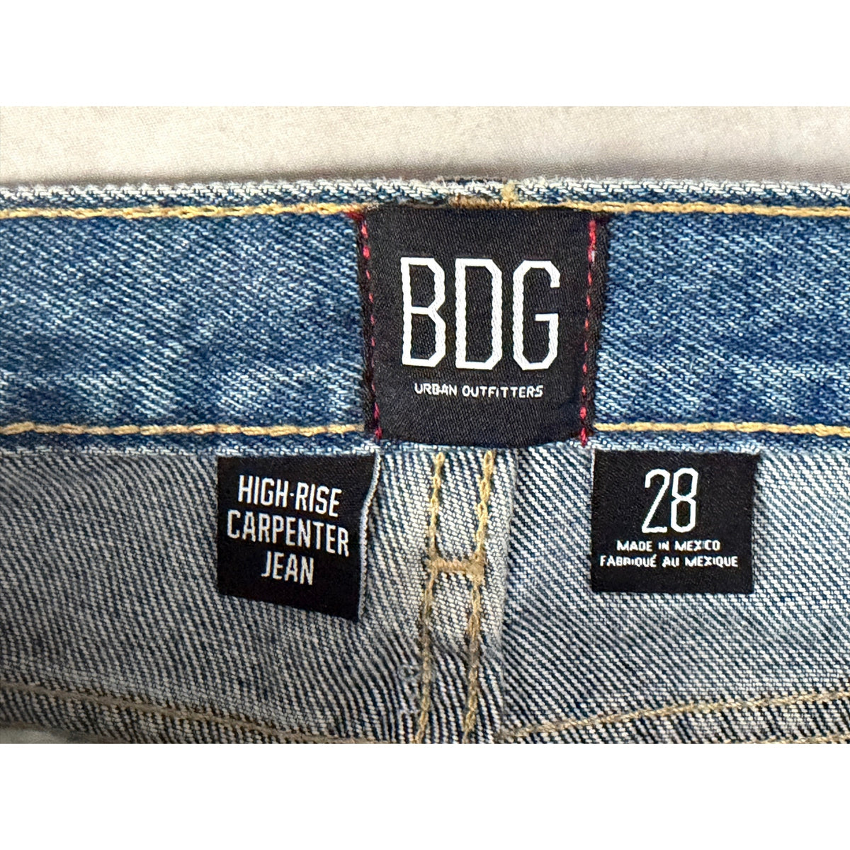 BDG Urban Outfitters High-Rise Carpenter Jeans 28