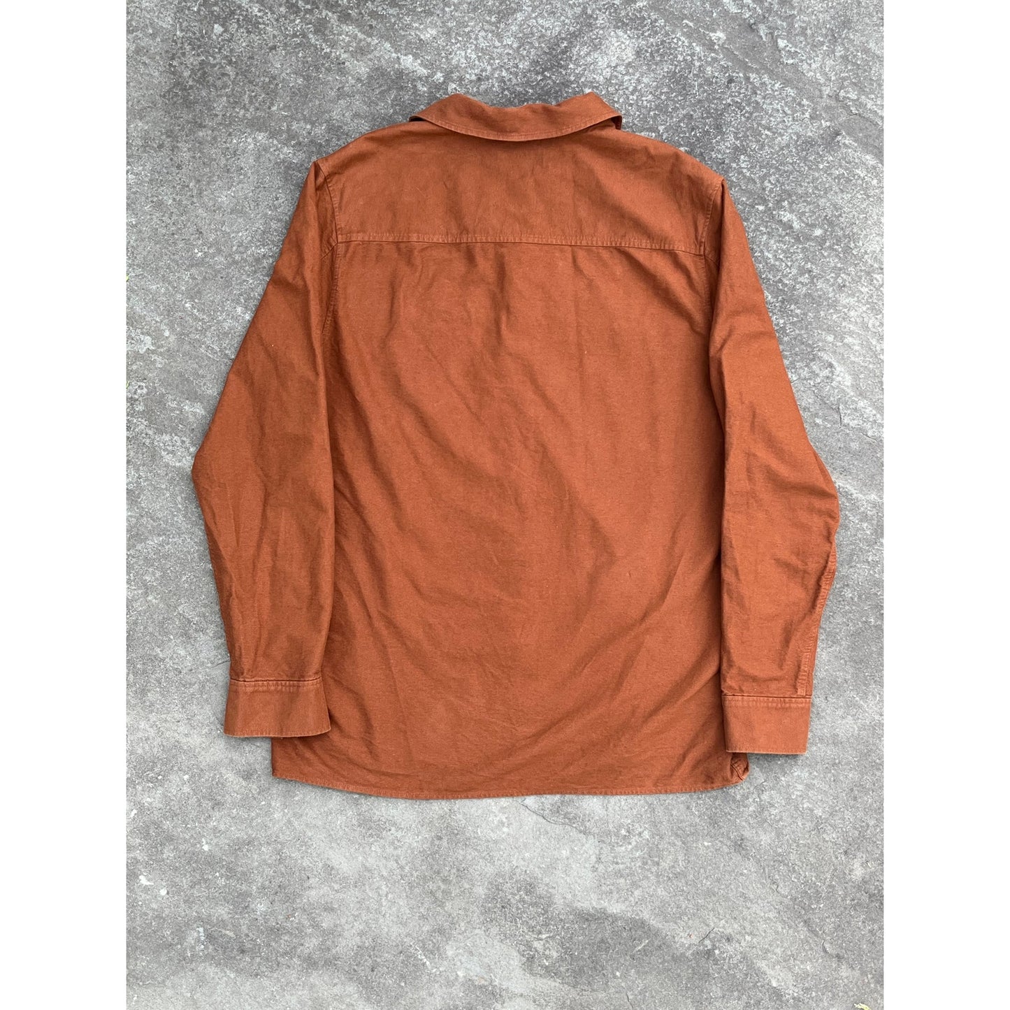 ✨ COS Men's Relaxed Fit Cotton Utility Overshirt Brown S ✨