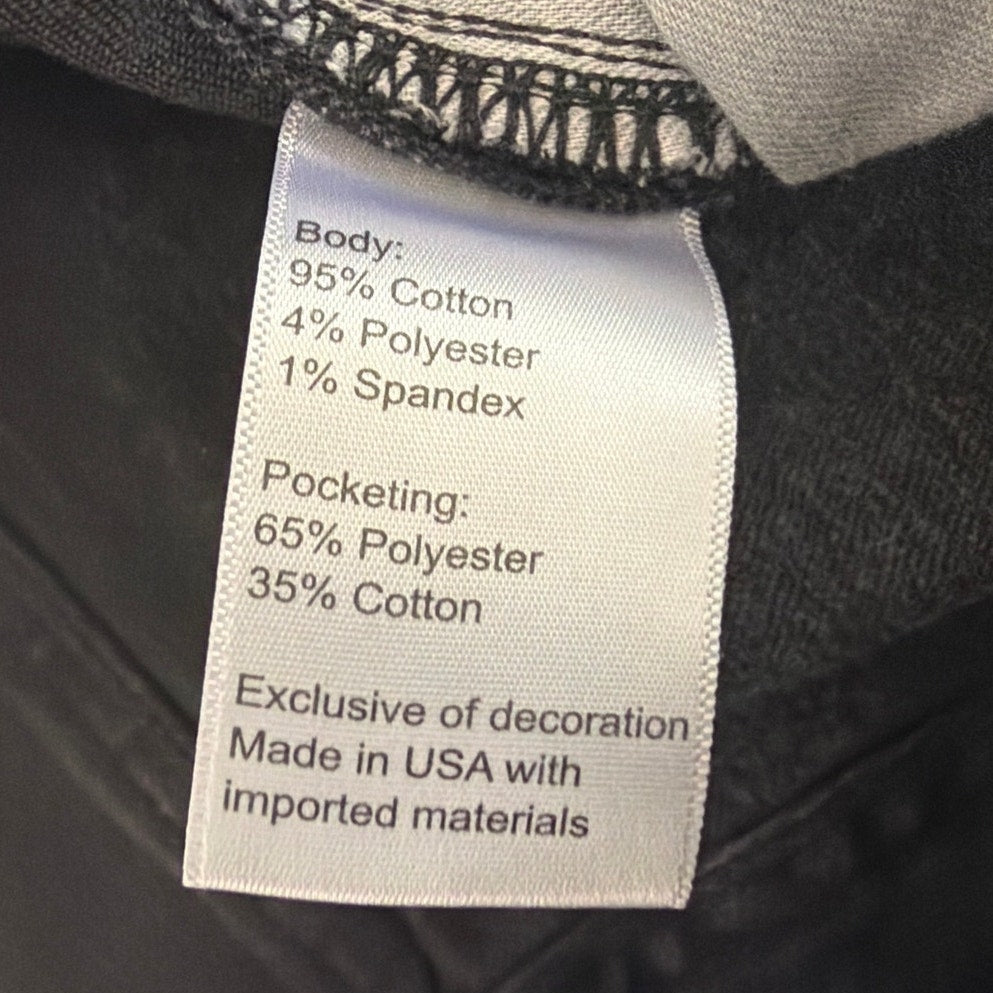 Flint and Tinder Size 31x30 Slim Fit Mid Rise Black Men's Jean