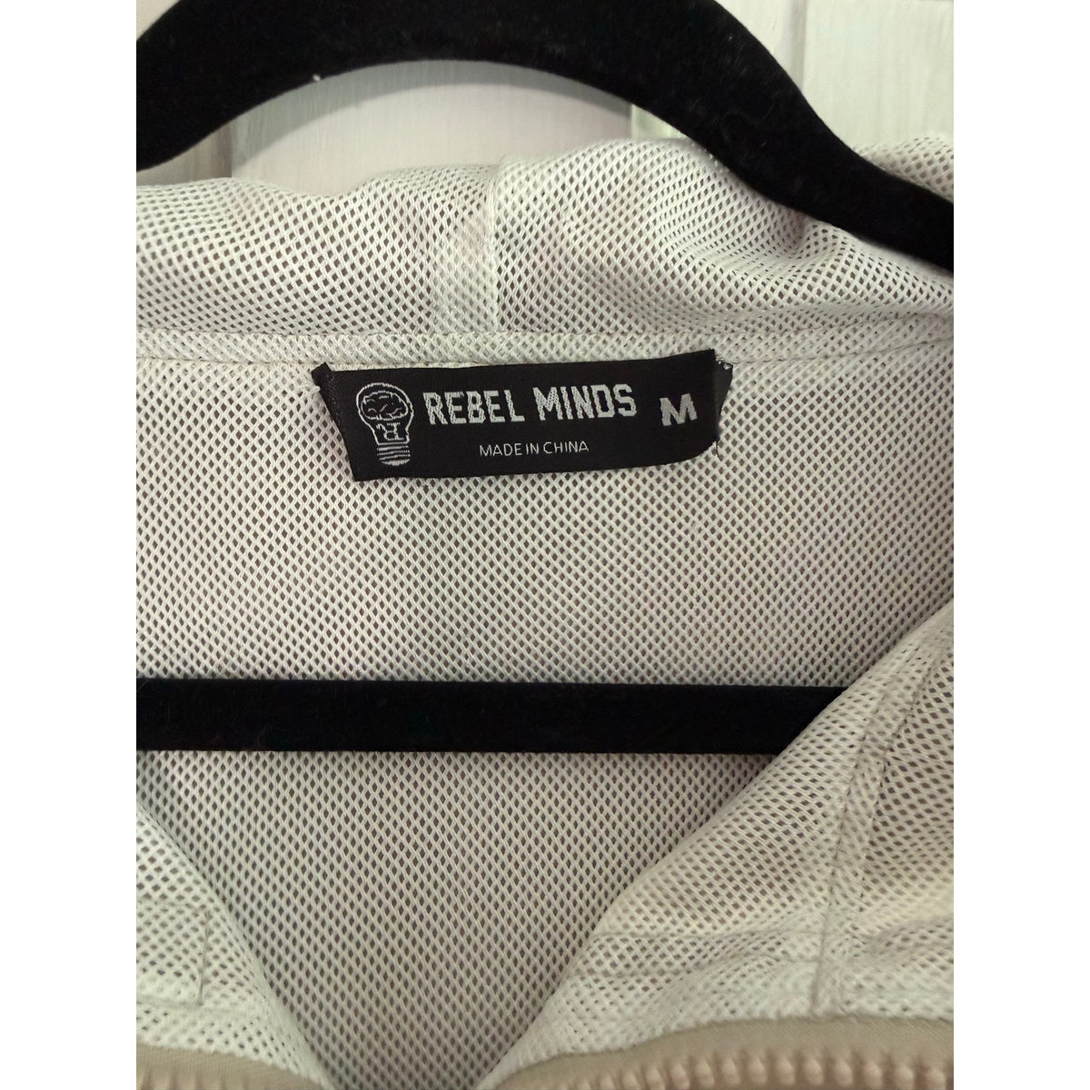 REBEL MINDS By Any Means Necessary Pullover Windbreaker Jacket Men's Size Medium