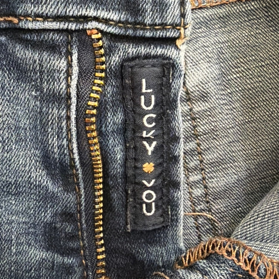 Lucky Brand Size 27 Sweet Straight Low Rise Straight Fit Dark Wash Jean