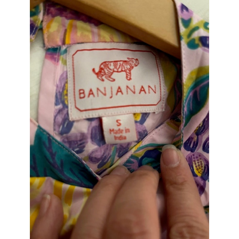 Banjanan BulBul Spring Floral Pink Dress - Size Small
