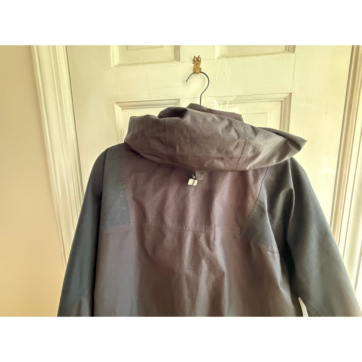 The North Face GORE-TEX Mountain Jacket Black Hooded Vents Men's XL EUC