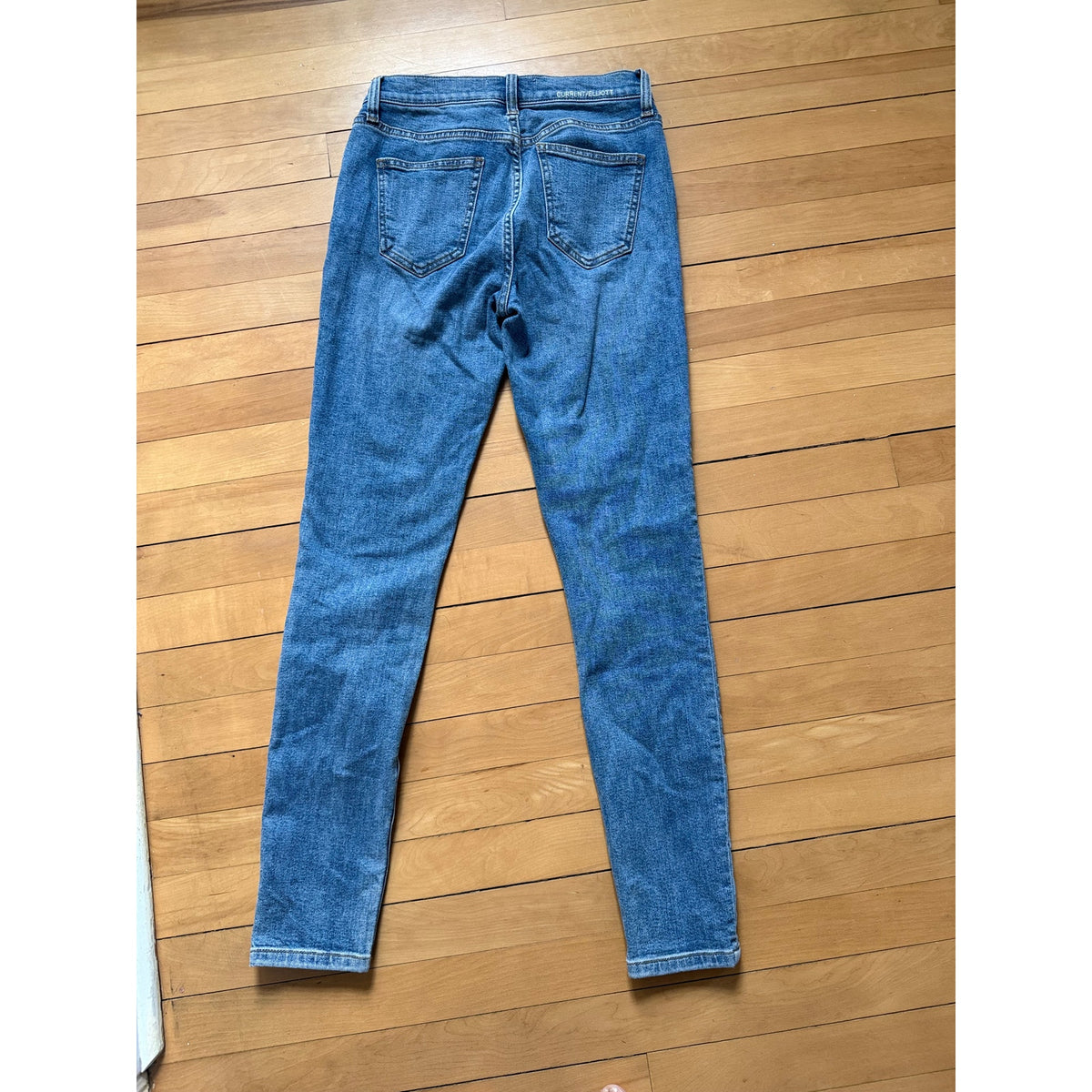Current/Elliott The High-Waist Ankle Skinny Stiletto Jeans - 25 - EUC