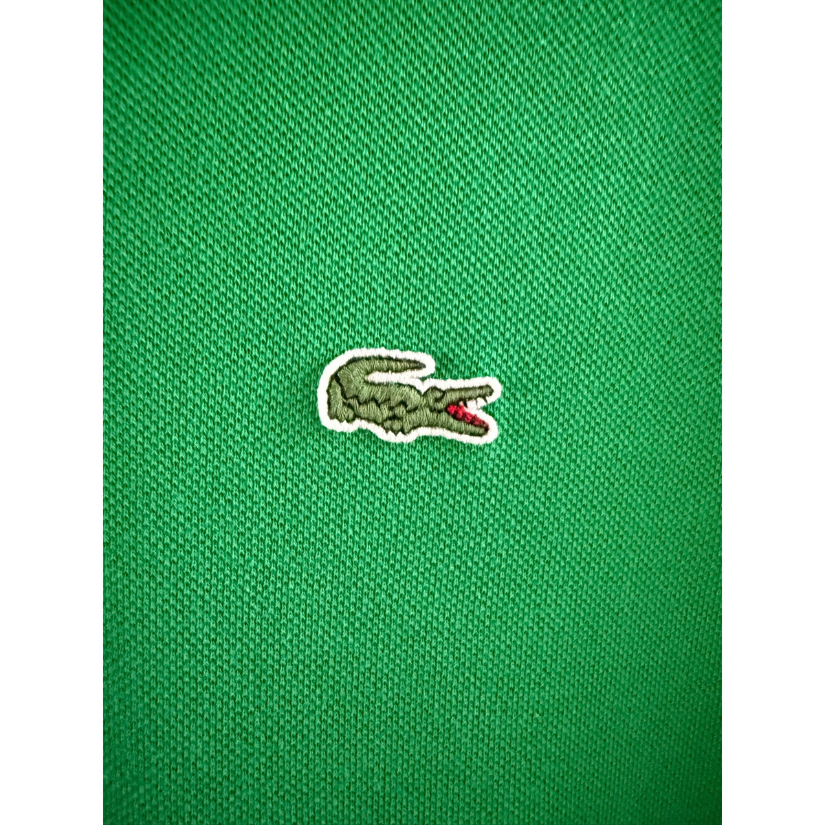 Lacoste Classic Green Piqué Polo Shirt Men’s Size 7 (XXL) EUC