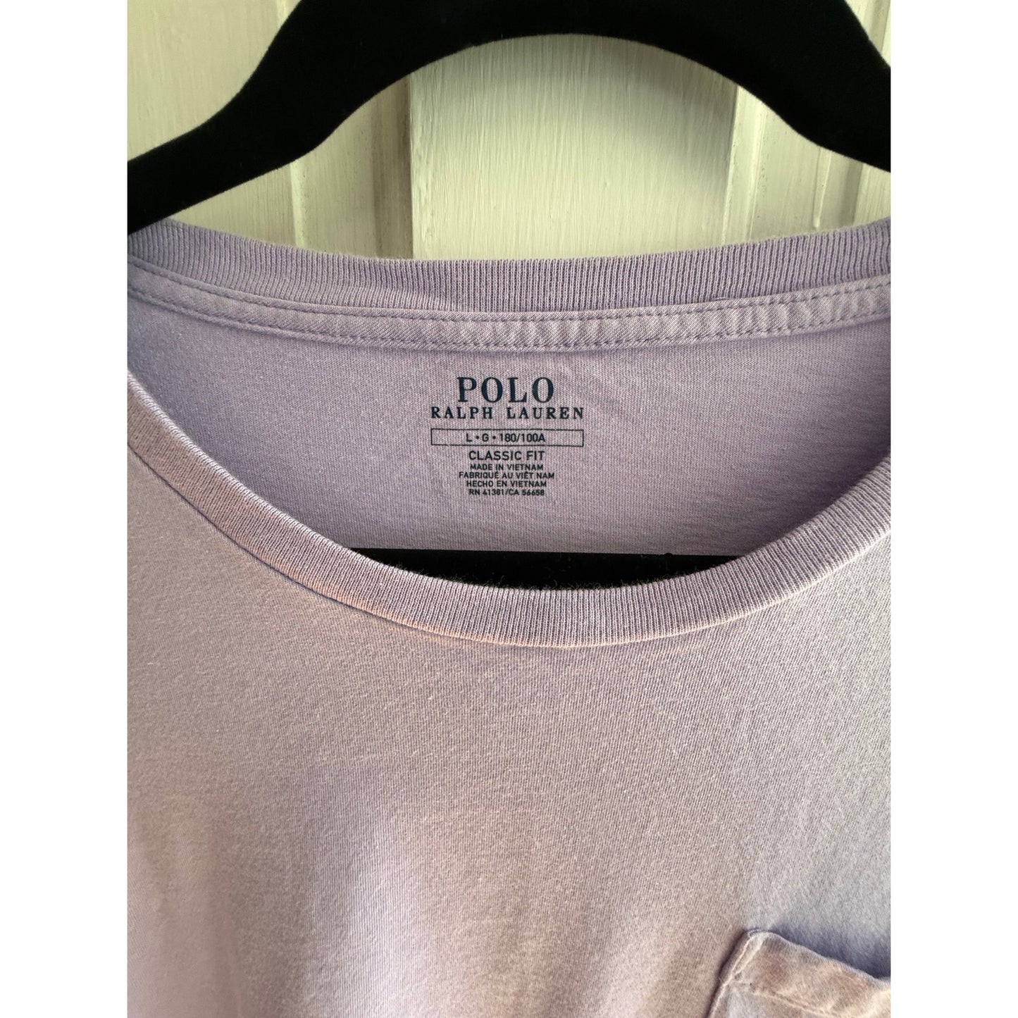 Polo Ralph Lauren Polo Men's T-Shirt  Purple with Navy Pony
