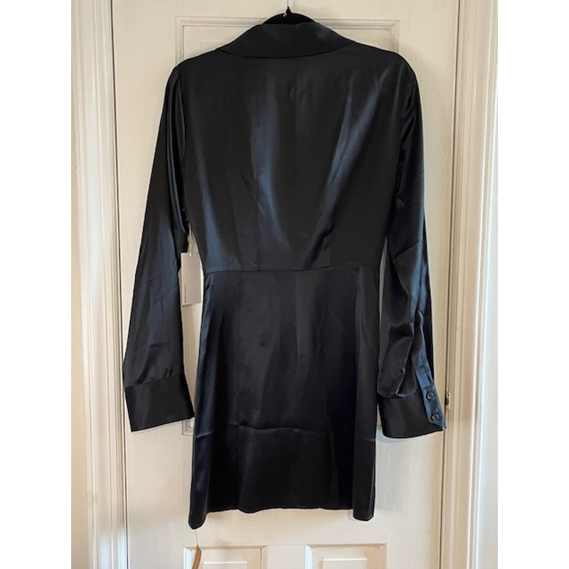 🖤 NWT Sold Out: Reformation Alaine Silk Dress | The Forever LBD - Size 2