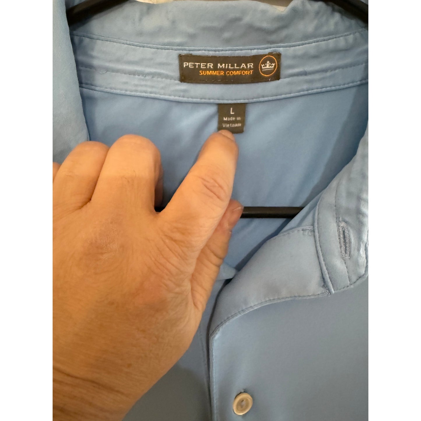 Peter Millar Blue Polo - Large