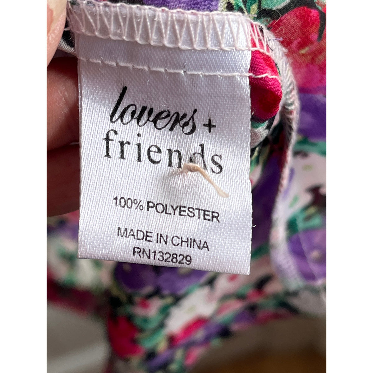 LOVERS + FRIENDS Floral Dusk Mini Dress Small - 💐 Open Back Boho Coquette ✨