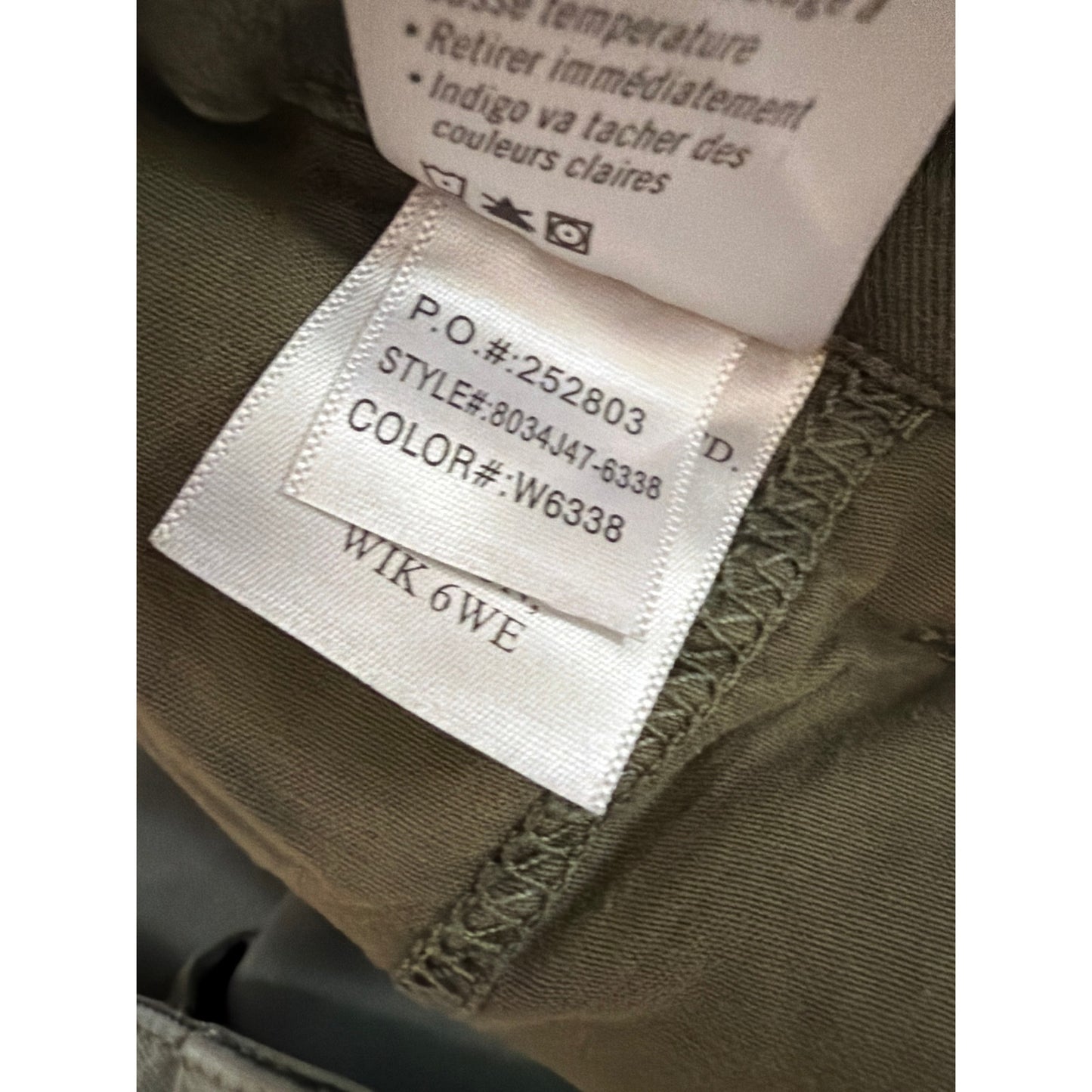 Paige 31 High Rise Military Green Straight Leg Jeans