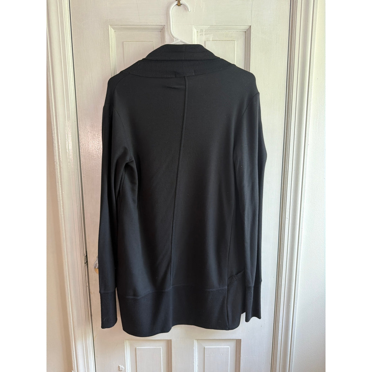 Athleta Black Open Cardigan Sweater Lightweight Size XXS