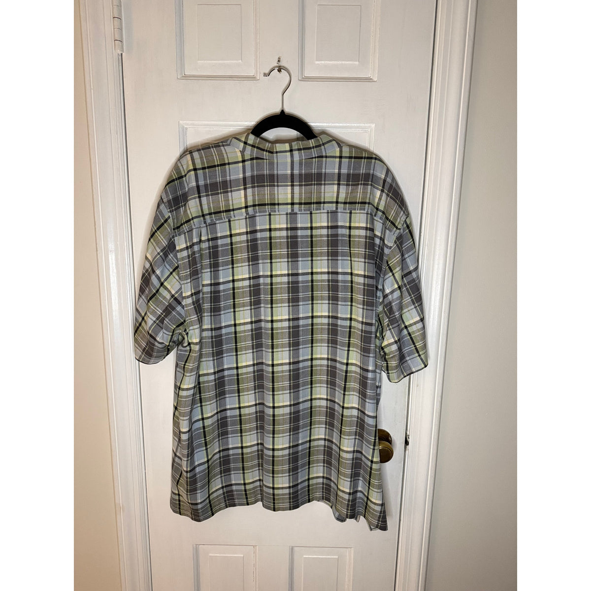 Tommy Bahama Silk Short Sleeve Button Down Plaid - X-large