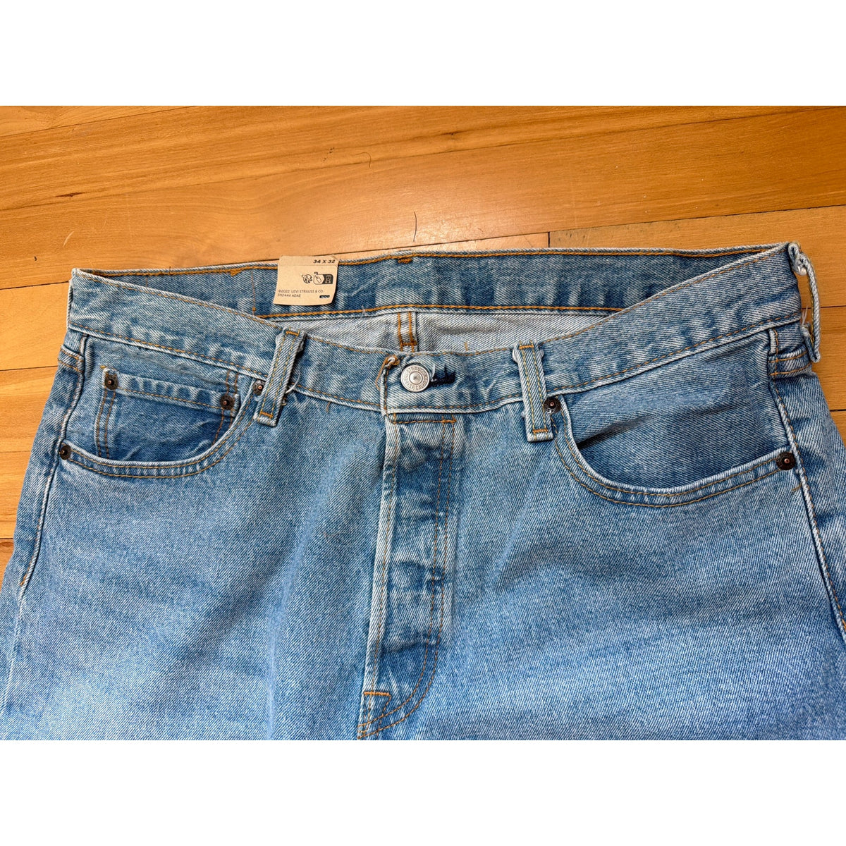 ✨ Signature by Levi Strauss Gold Mid-Rise Straight Embroidered Jeans 28 ✨