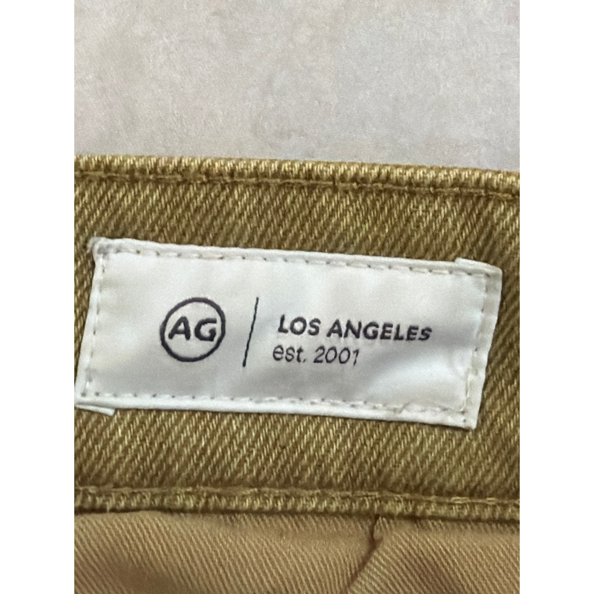 AG Adriano Goldschmied Gold Straight Leg Jeans Mens 30