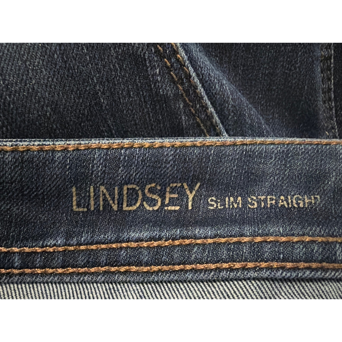 DL1961 Lindsey Slim Straight Stretch Size 25 TALL Dark Wash Jeans