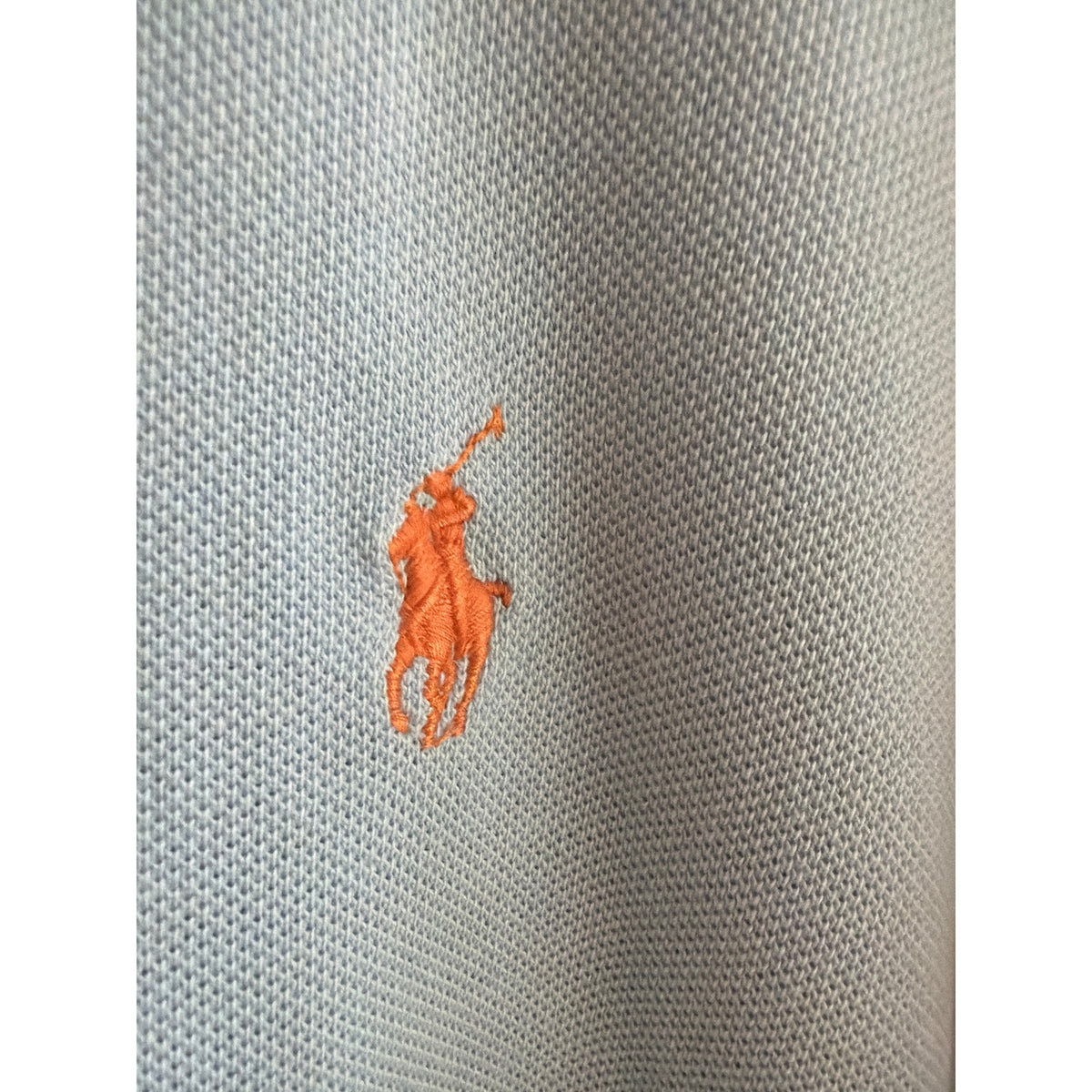 Polo Ralph Lauren Polo Blue Shirt Men's Orange Pony XL