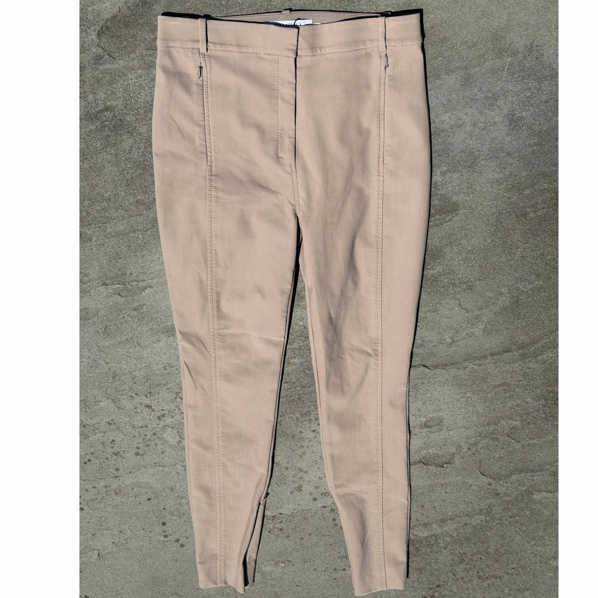 Maison D'Amelie NWT Size 4 Beige Wide Leg Lightweight Pants Coastal Resort
