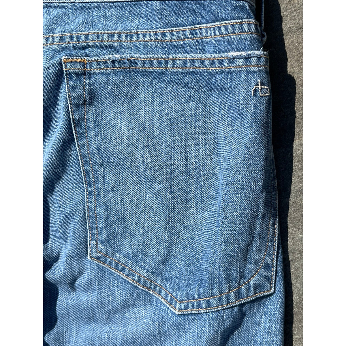Vtg Rag & Bone NY Original Boyfriend Jeans 28 Distressed Made in USA Grail 🗽