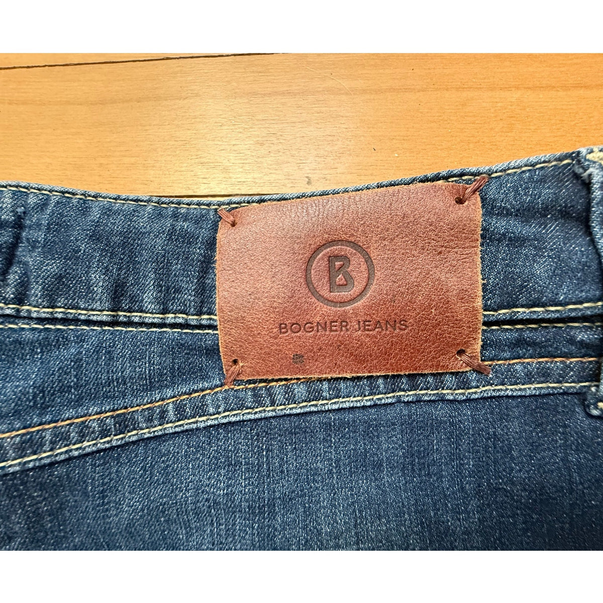 Bogner Jeans Premium Dark Wash Denim Skirt - Size 36 EU