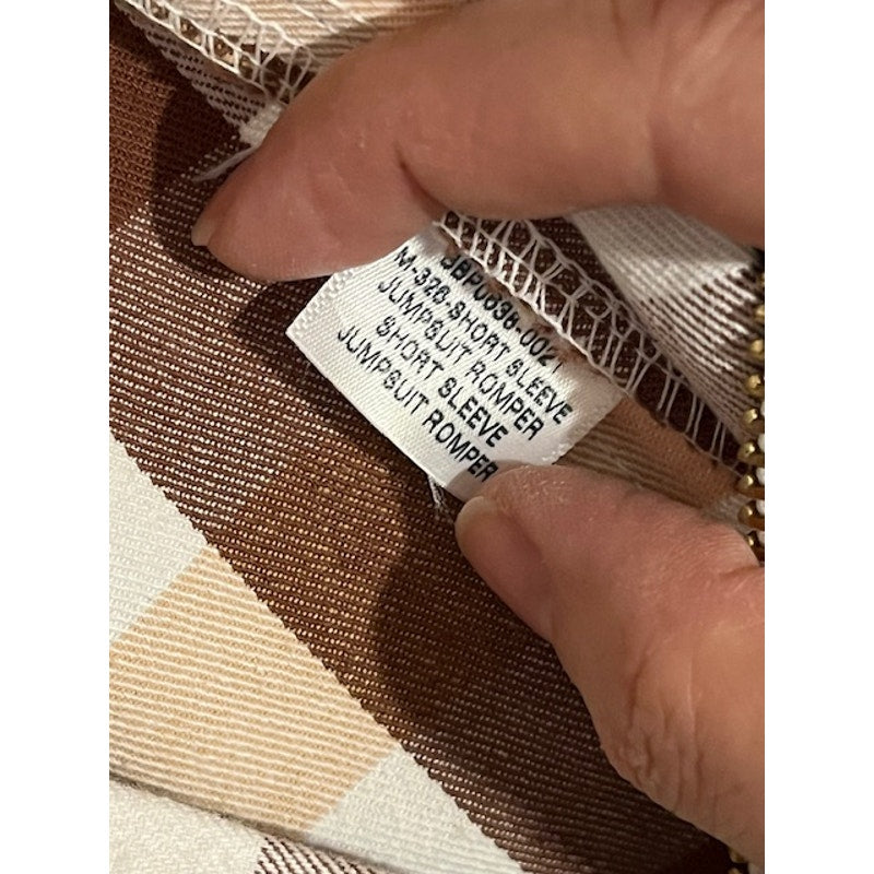 Big Bud Press Los Angeles- 70s style gingham mini jumpsuit— size xxs