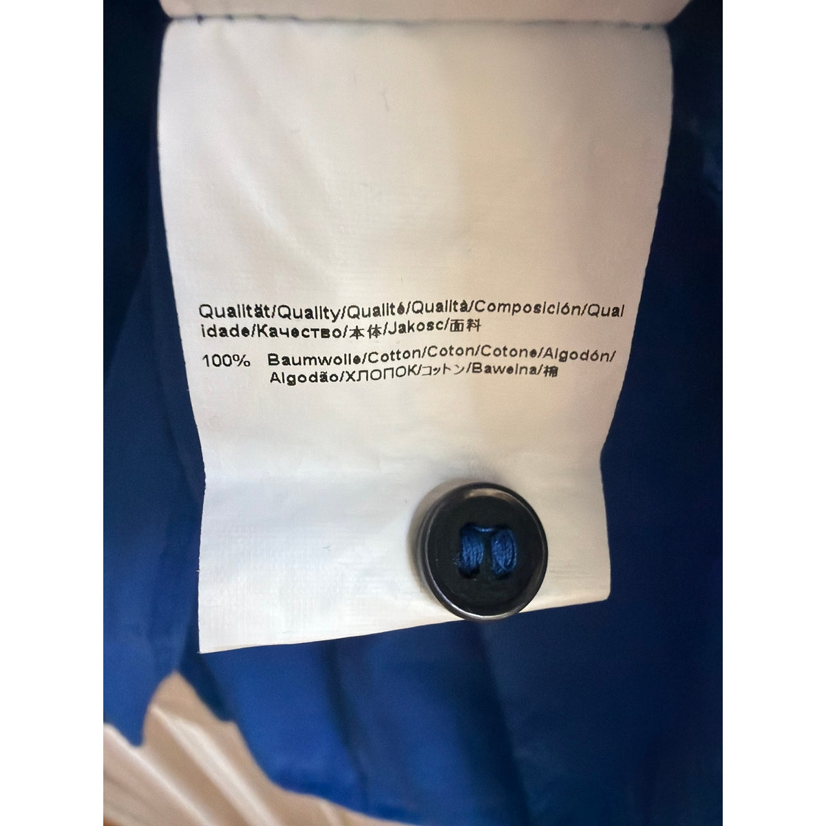 Boss by Hugo Boss Blue Polo Shirt Men's Size Extra Large