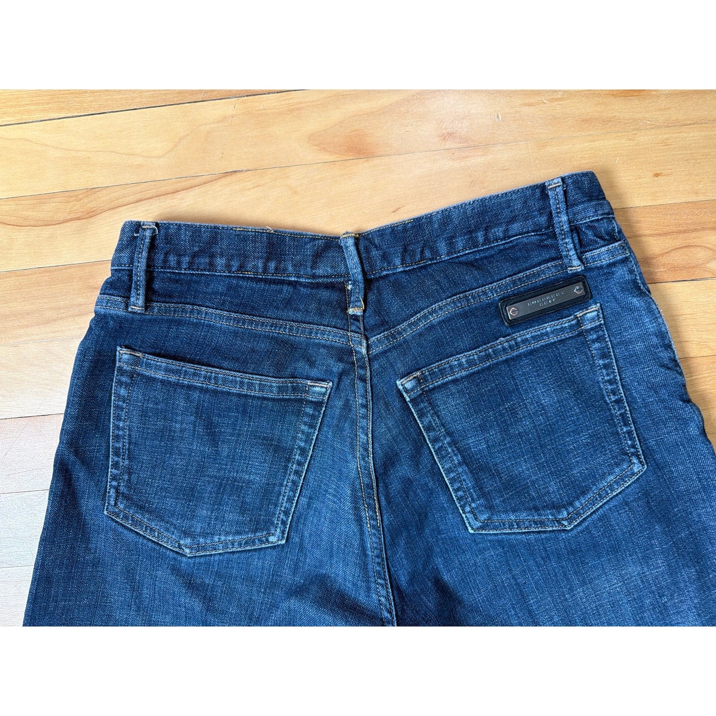 Burberry Brit Size 32 Dark Wash Mid Rise Straight Leg Jean