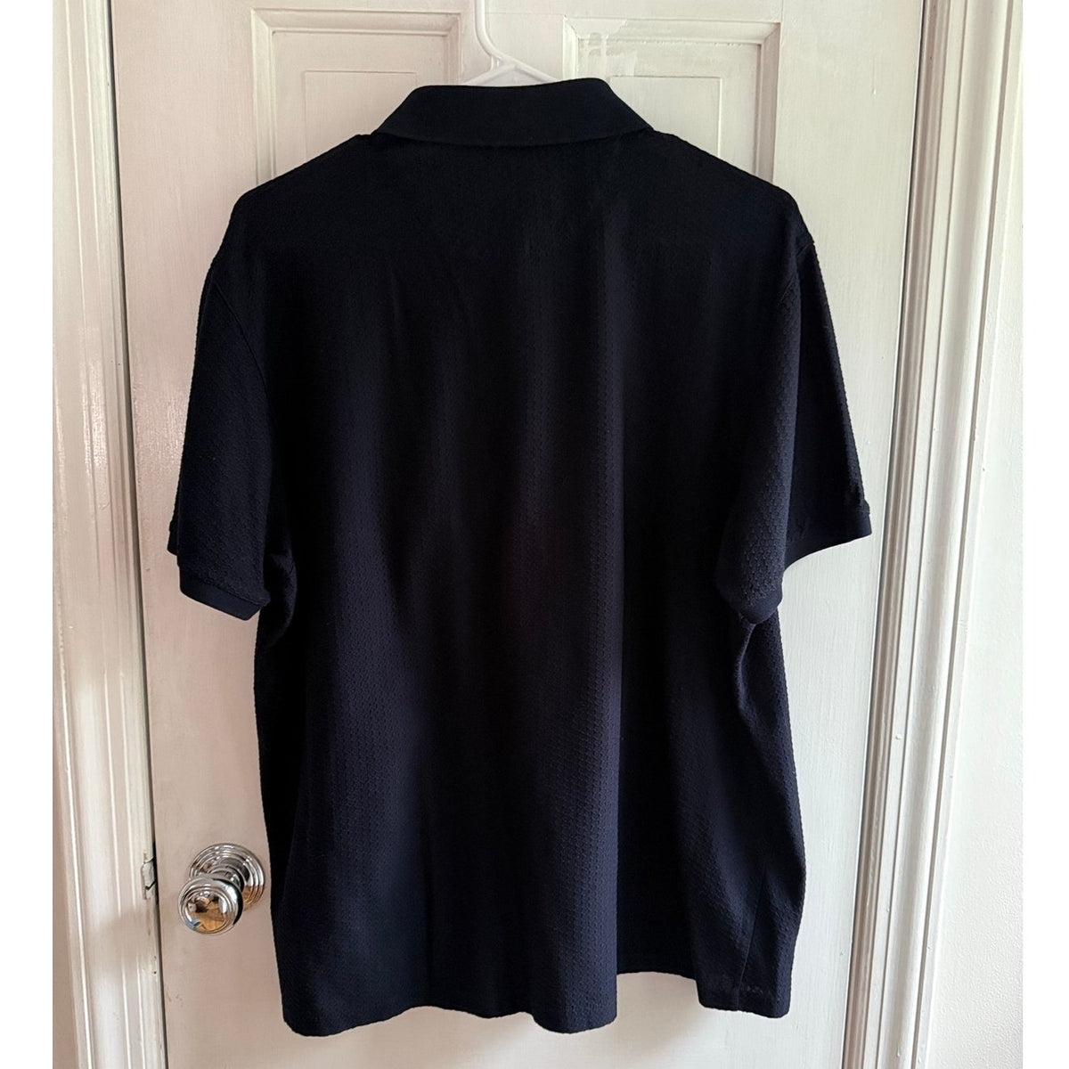 Ted Baker London Black Knit Polo Shirt Men’s Size 6(XXL) Classic EUC