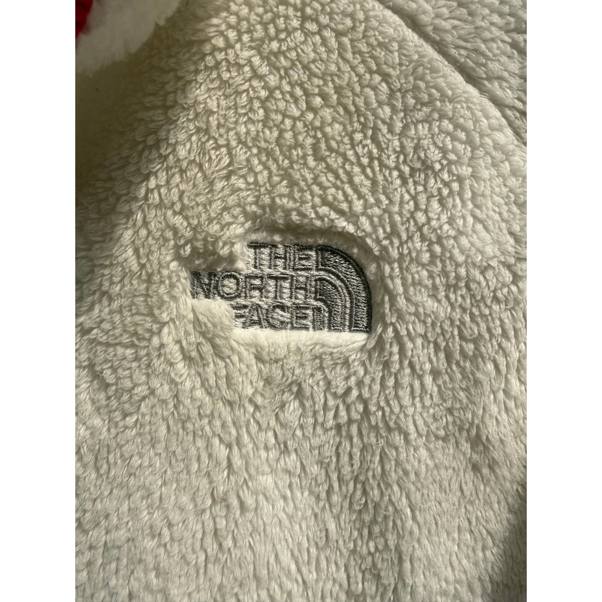 The North Face White Osito Full-Zip Fleece Jacket Women's Large Cozy Outerwear