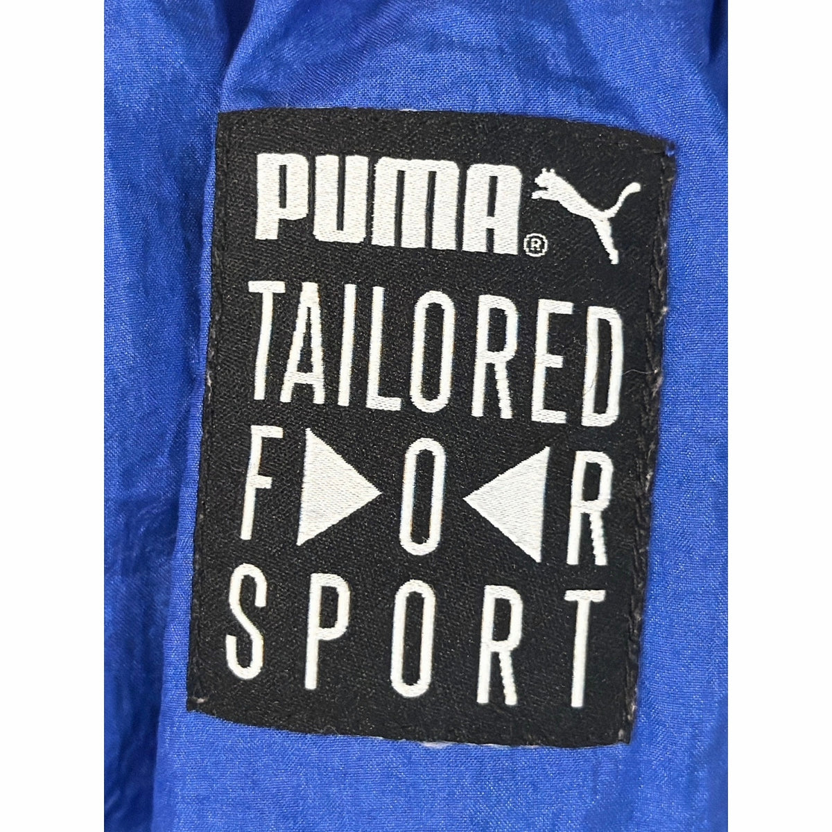 Puma Tailored For Sport Track Pants Womens Small Blue Retro Colorblock Wind 90s