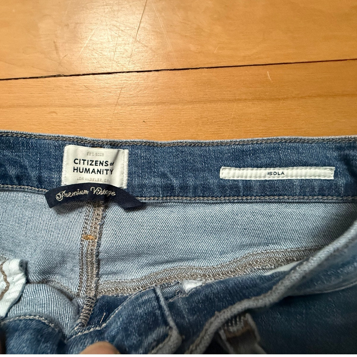 Citizens of Humanity Lilah High Rise Bootcut Flare Jeans Blue - Size 26 EUC