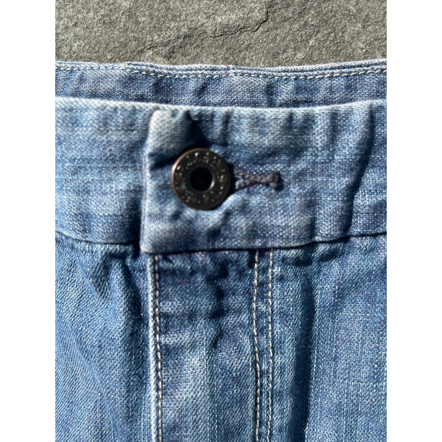 Vtg Polo Jeans Co Ralph Lauren Denim Mini Skirt RL-67 Y2K Utility Sz 6 29/30
