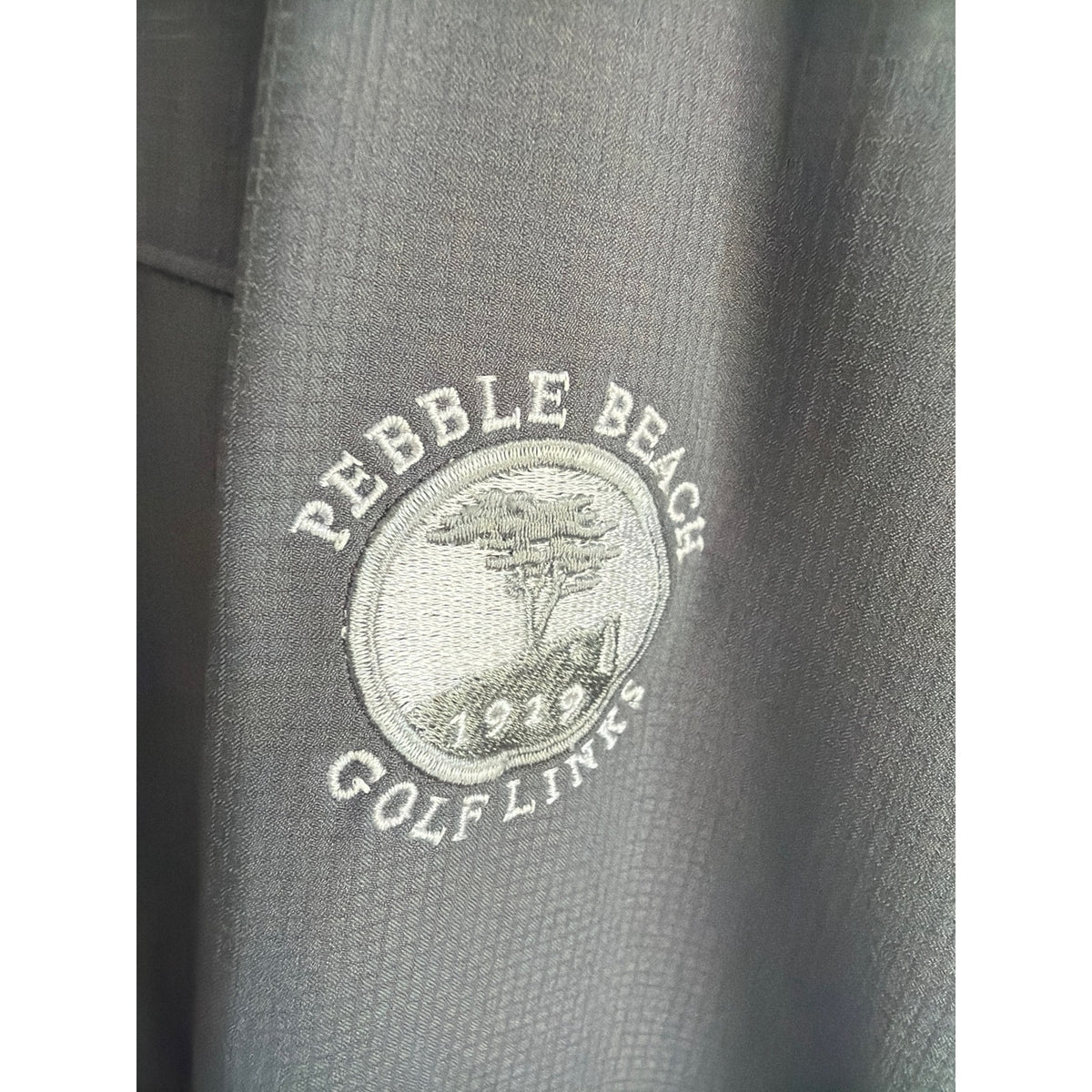 TravisMathew Pebble Beach Golf Links Full Zip Light Jacket Gray