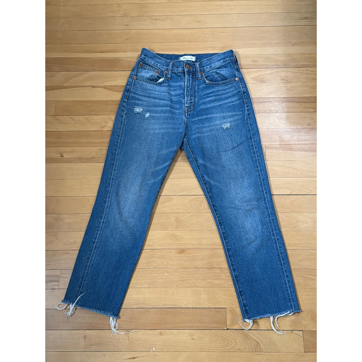 Madewell Size 26 The Perfect Vintage Distressed Jean
