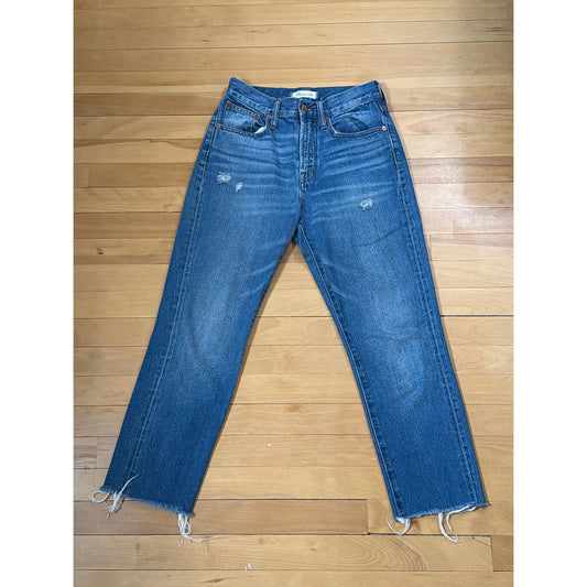 Madewell Size 26 The Perfect Vintage Distressed Jean