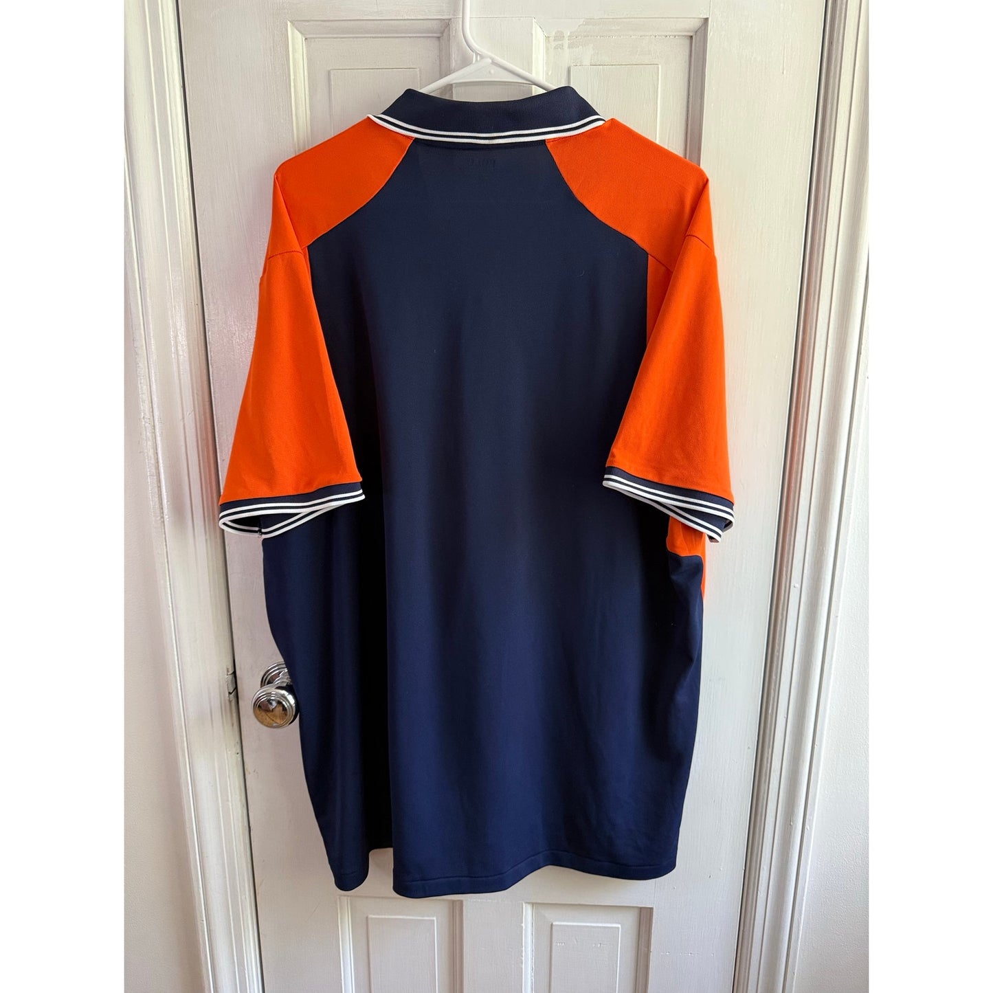 Ralph Lauren Performance Polo Blue/Orange, Large Logo XL