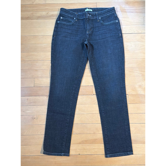 Eileen Fisher SIZE 2 Black Slim Fit Low Rise Jeans
