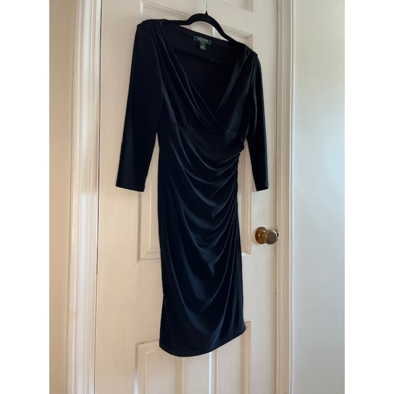 Lauren by Ralph Lauren Black Dress Size 4P