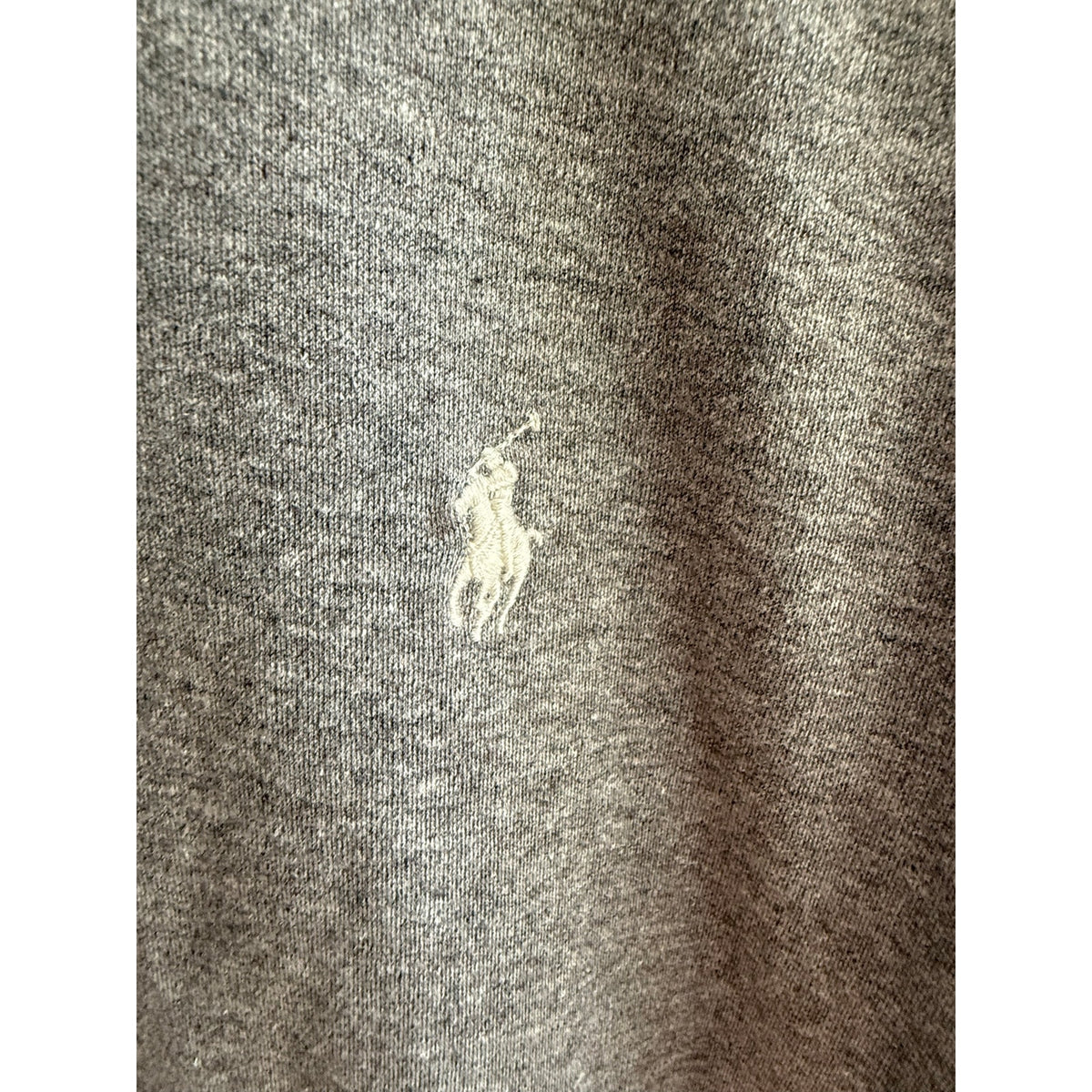 Polo Ralph Lauren Gray Polo Shirt Men's White Pony XL