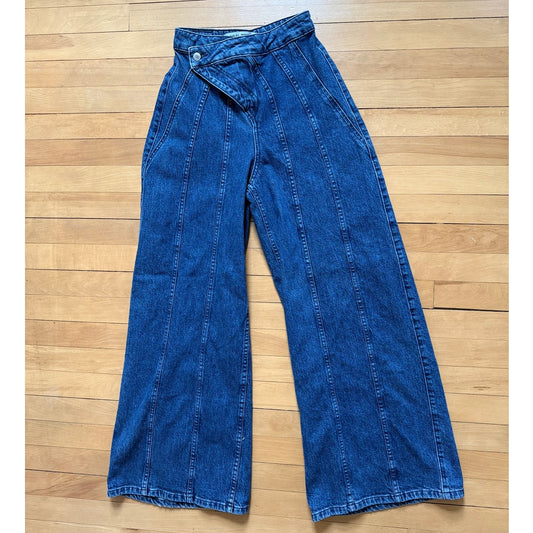 Social Tourist Wide Leg Jeans | High Rise | Size 25 | EUC | TikTok Viral Style