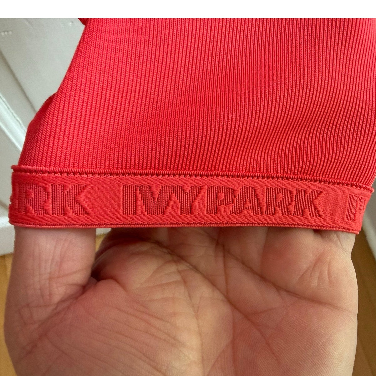 Adidas Ivy Park Leggings Small Red High Waisted Tights/Leggings DEADSTOCK