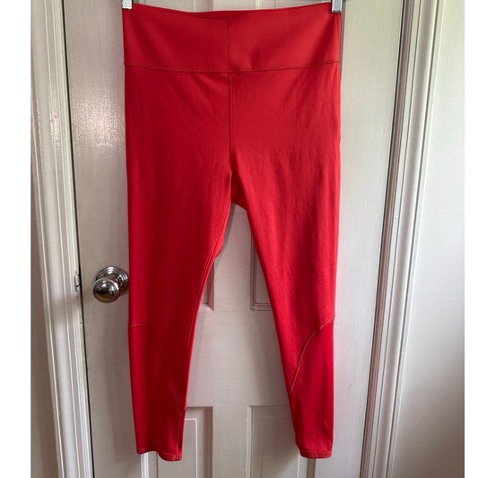 Adidas Ivy Park Leggings Small Red High Waisted Tights/Leggings DEADSTOCK