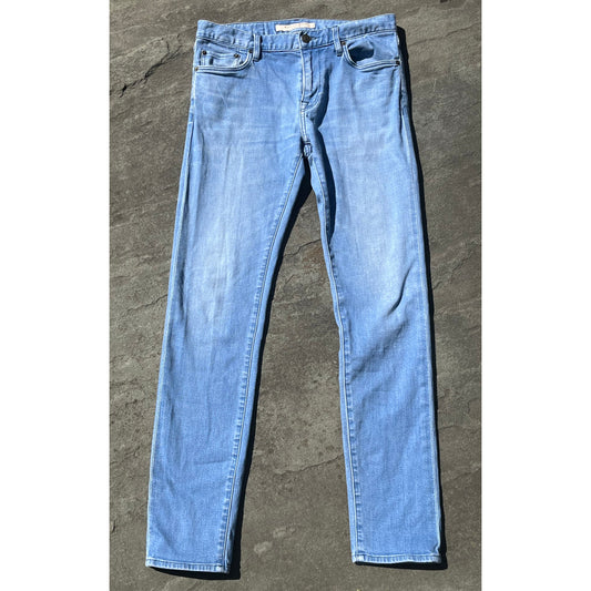 Burberry Brit Men's Designer Straight Leg Indigo Denim Jeans 30 x 32 Low Rise