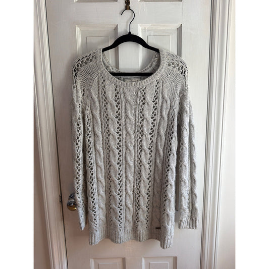 Wilfred Free Aritzia Gray Turtleneck Knit Sweater Long Sleeve Size Large L