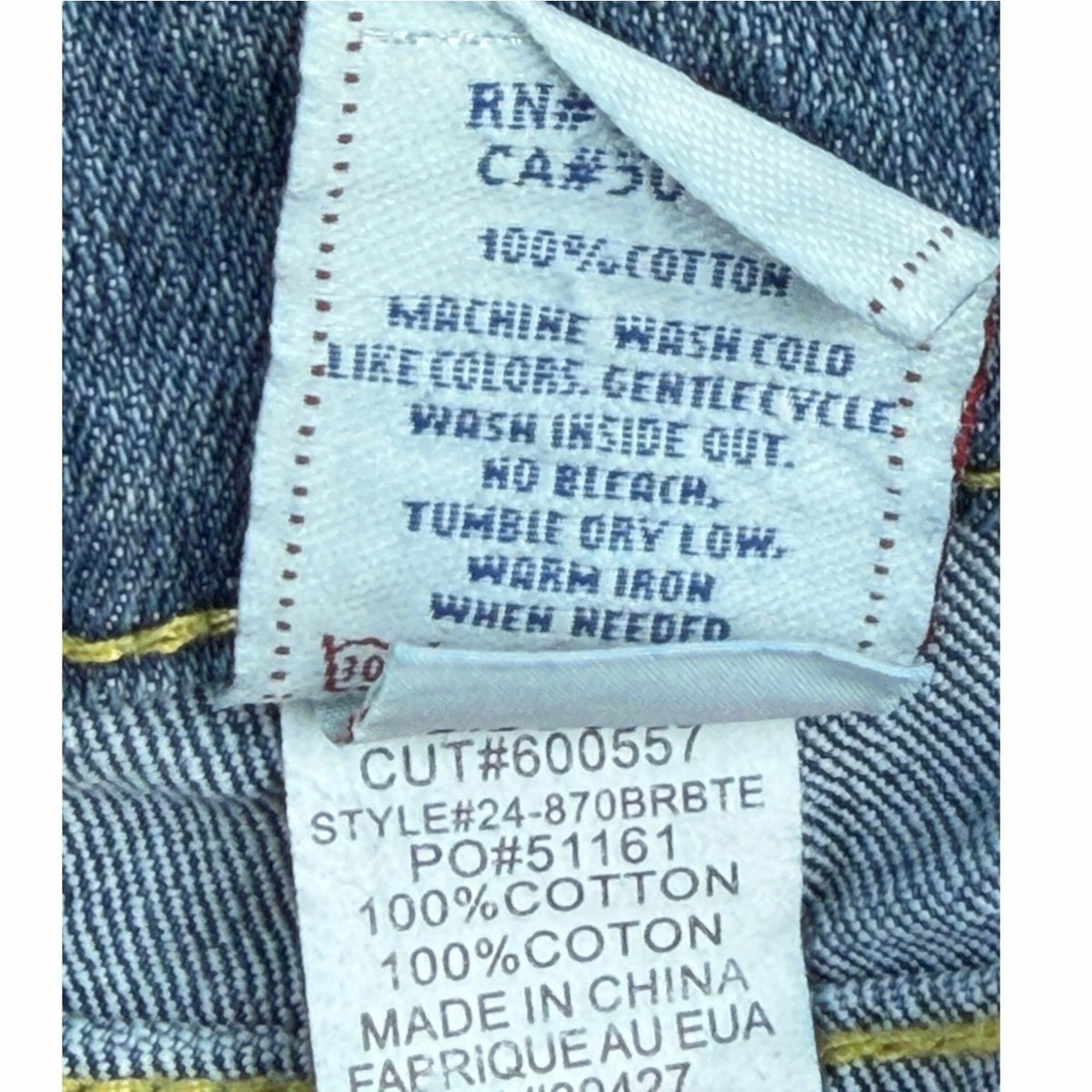 Vintage True Religion Flap Pocket Yellow Stitch Jeans Size 30