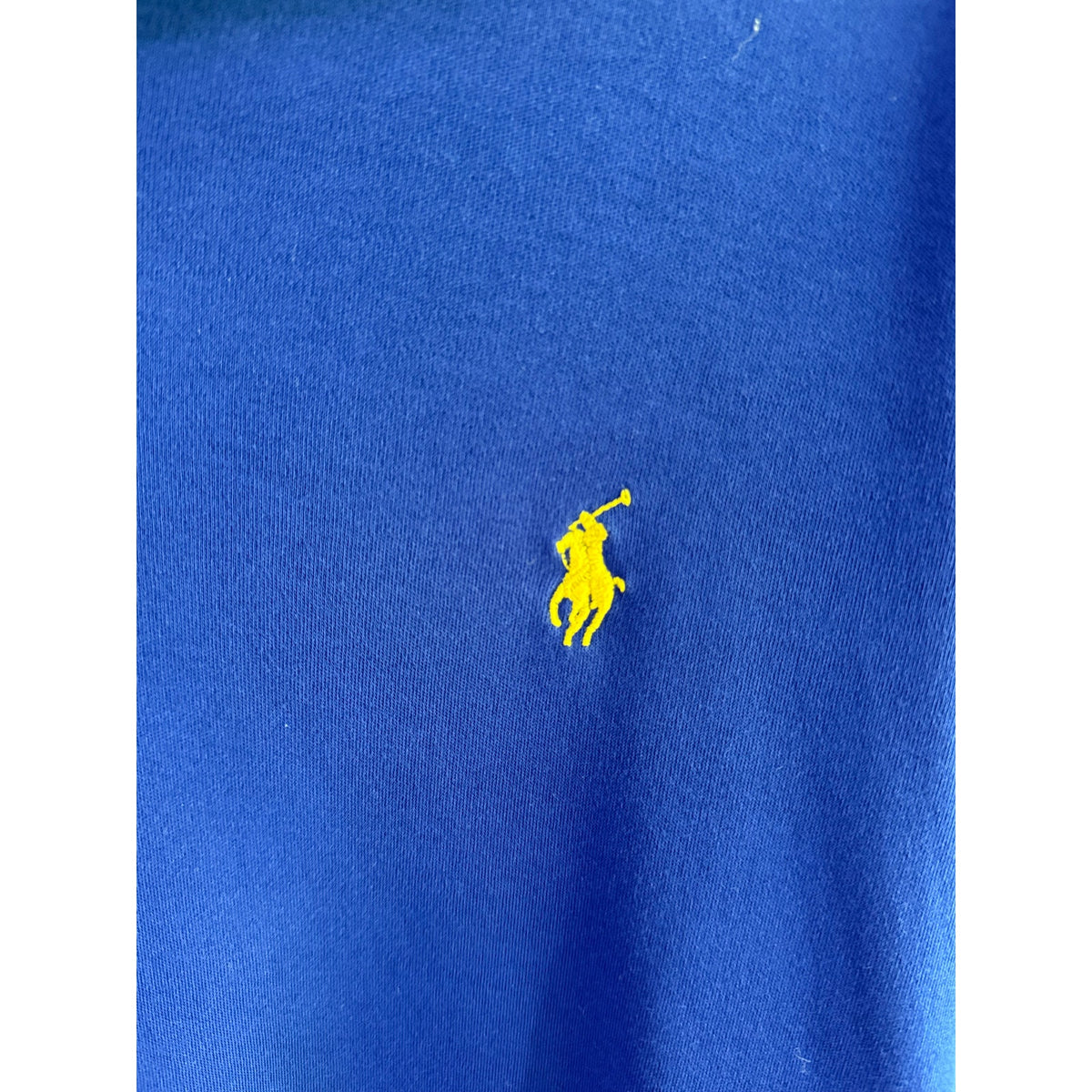 Polo Ralph Lauren Polo Blue Shirt Men's Gold Pony - Medium - EUC