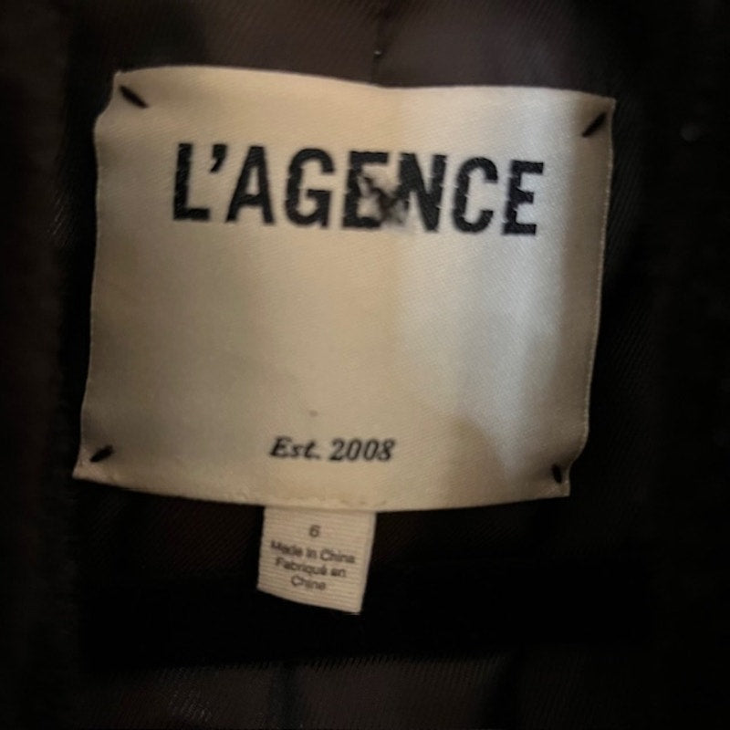 L’Agence Faux Fur Lizbeth Coat - size 6