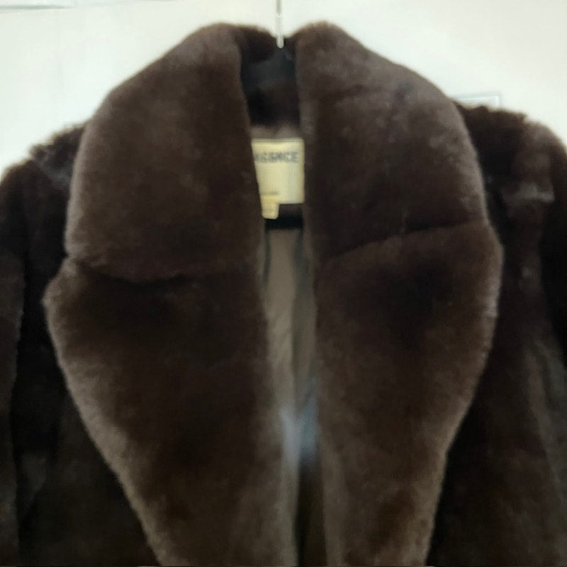 L’Agence Faux Fur Lizbeth Coat - size 6