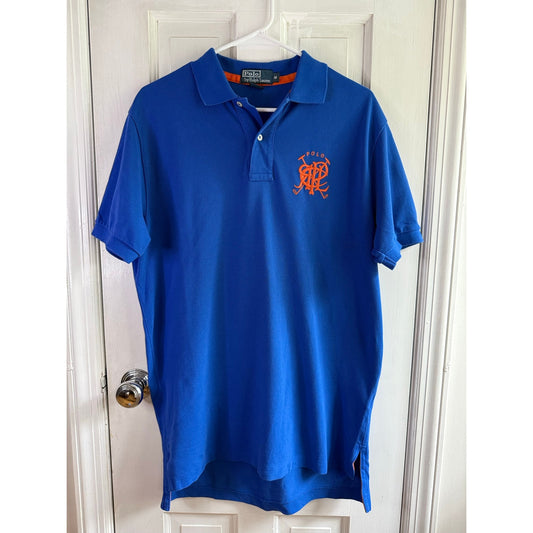 Vintage Polo Ralph Lauren Blue Polo Shirt Men's Polo Signiture Logo